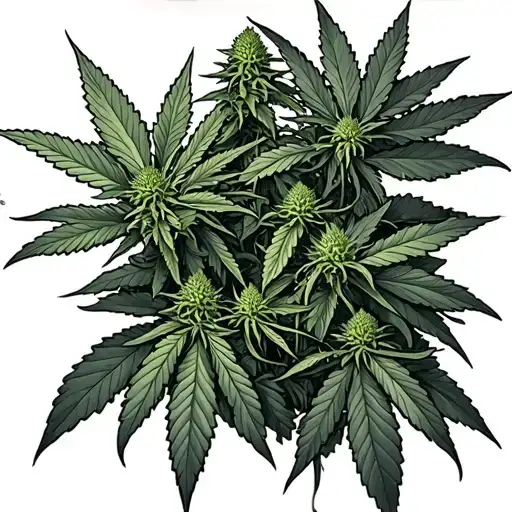 Cannabis Plant Growing