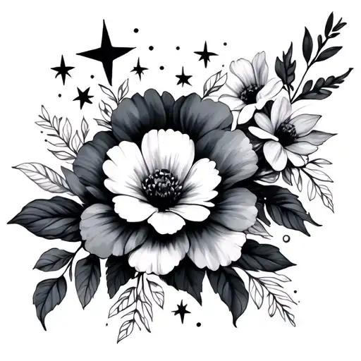 Flowers And Stars