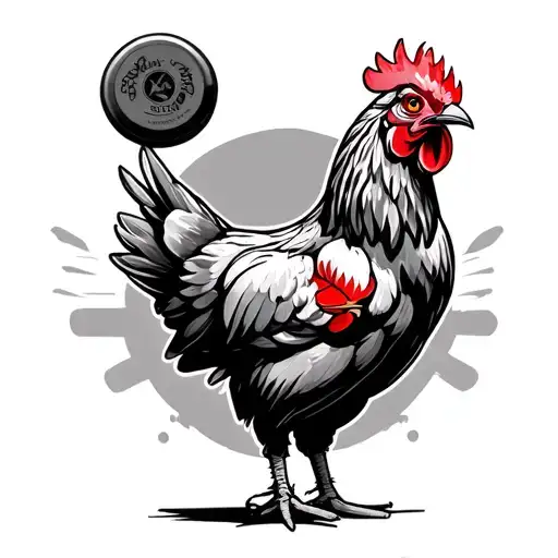 Lee Felix Yongbook Bbokari Chicken Throwing Discgolf Disc On Backhand