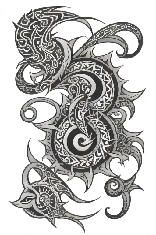 Tribal Inspired Tattoo Design