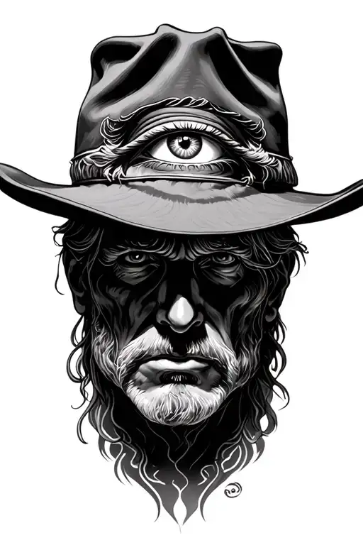 Indiana Jones Hat Alex Grey's Iconic Third Eye