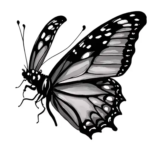 Butterfly And Semi Colon