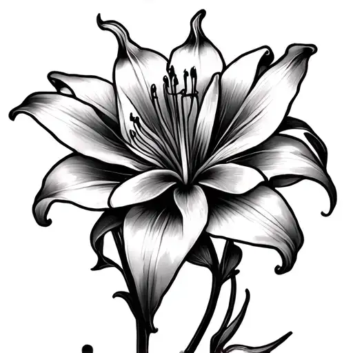 Snowflake And Spider Lily