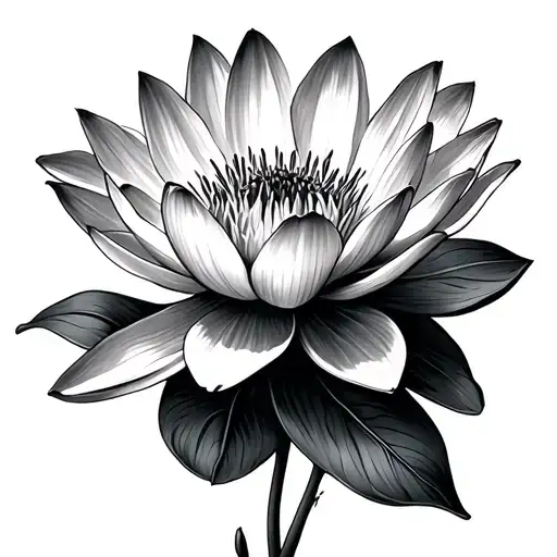 Water Lily And Poppy