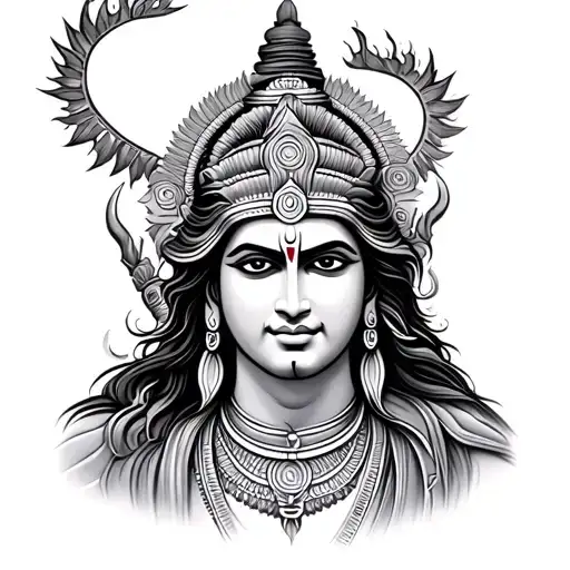 Hindu God Shiva Rudra