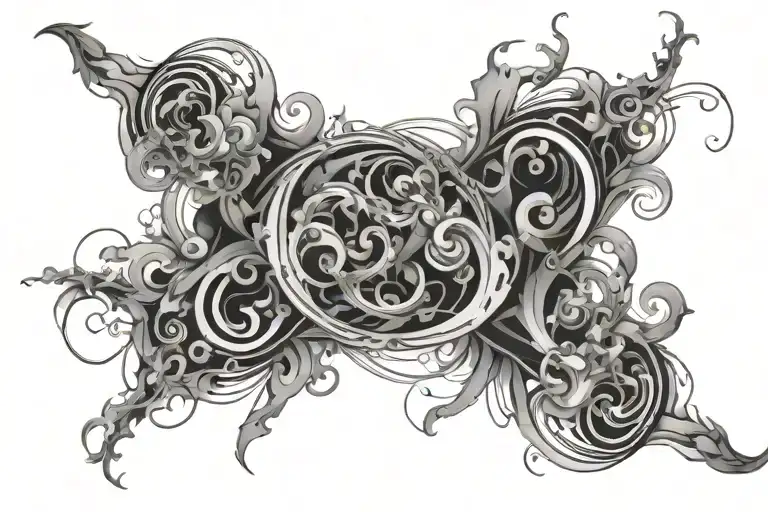 Abstract Smoke Swirls