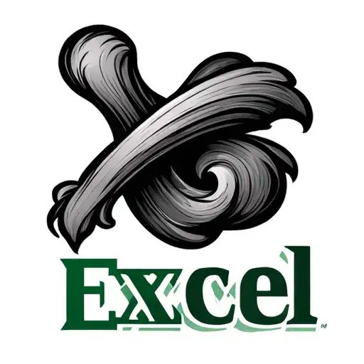 Excel Logo Incorporated Into The Design