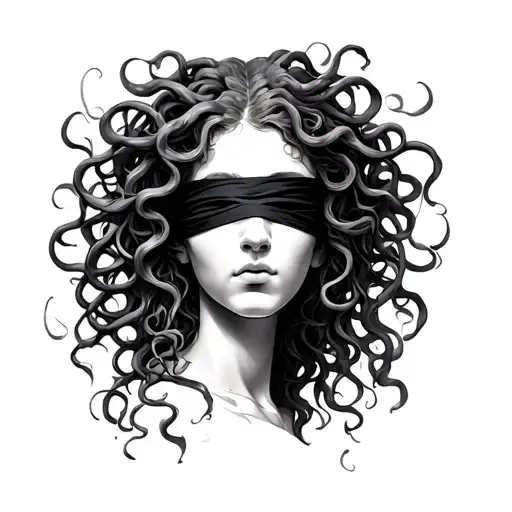 Medusa Blind Folded