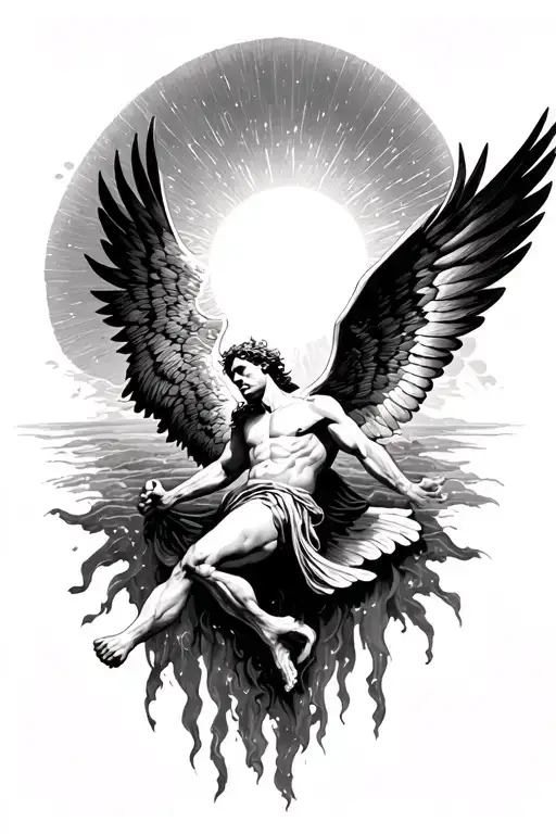 Icarus Falling Away From Sun