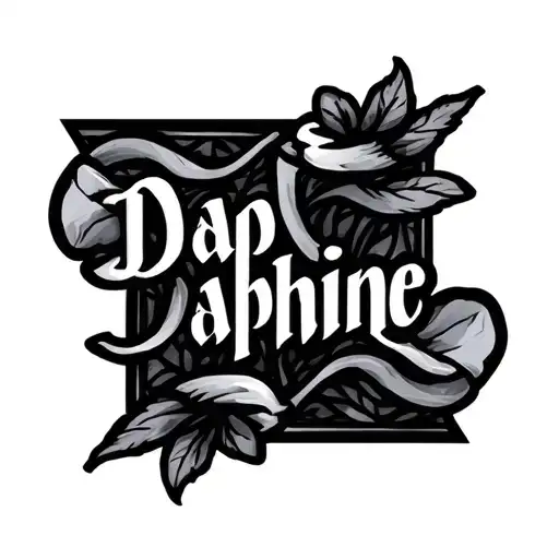 Daphine Name Written