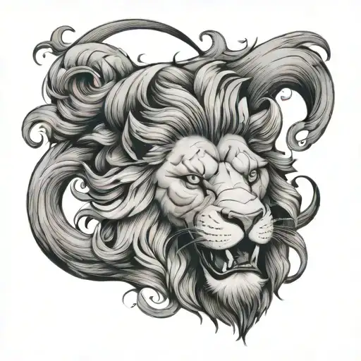 Lion Tattoo Also Similar To Escanor In The Seven Deadly Sins