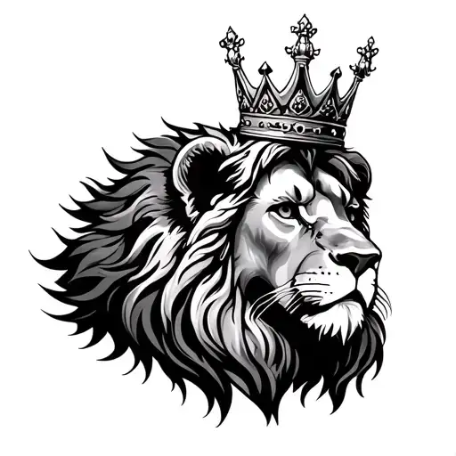 Lion With Crown