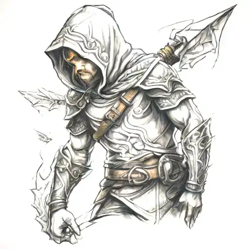 Video Game Concept Sleeve Legend Of Zelda Assassin's Creed God Of War