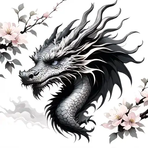 Cherry Blossom Dragon