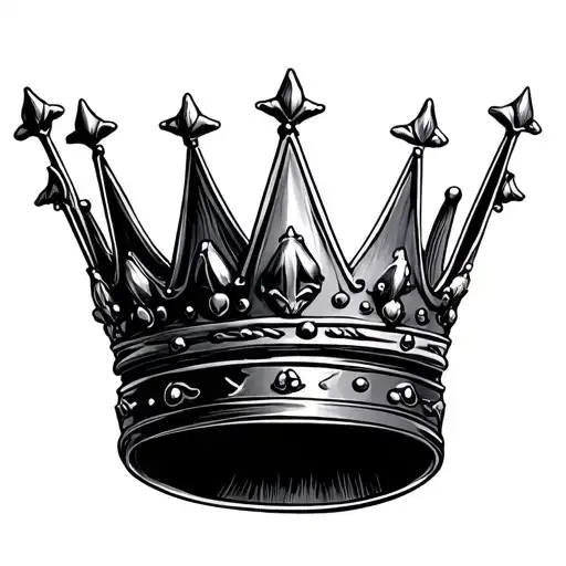 I Want A Mini Crown Tattoo With Inital Nt