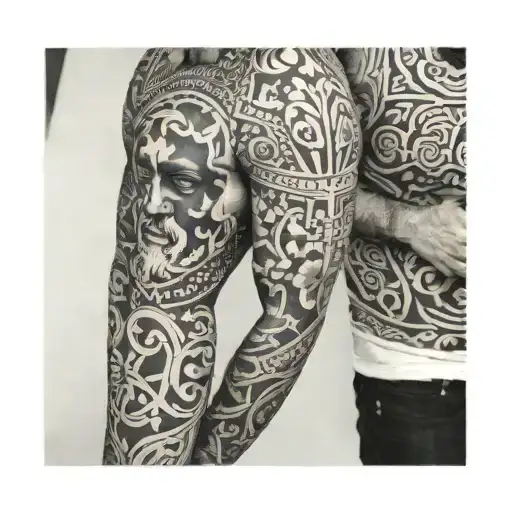 Greek Tattoo Sleeve