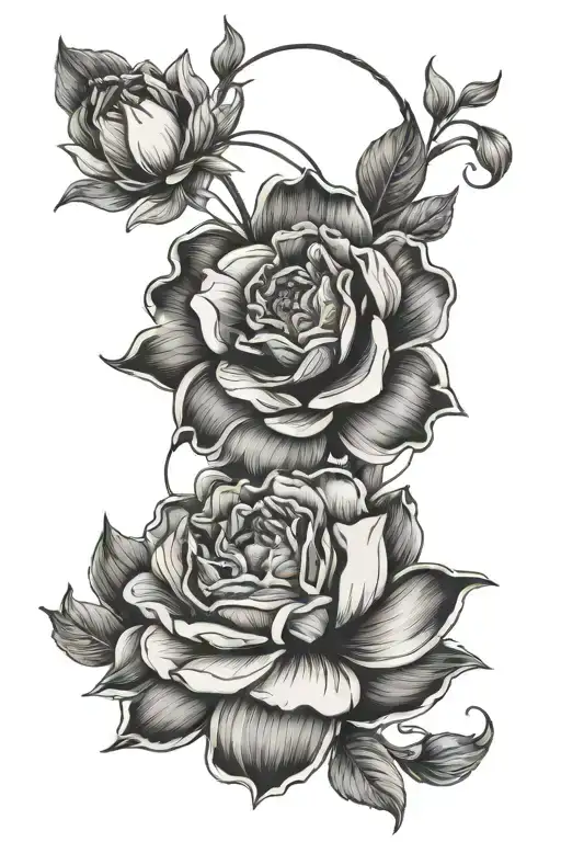 Birth Flower Intertwined