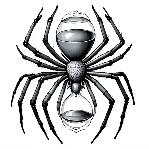 Hourglass And Spider