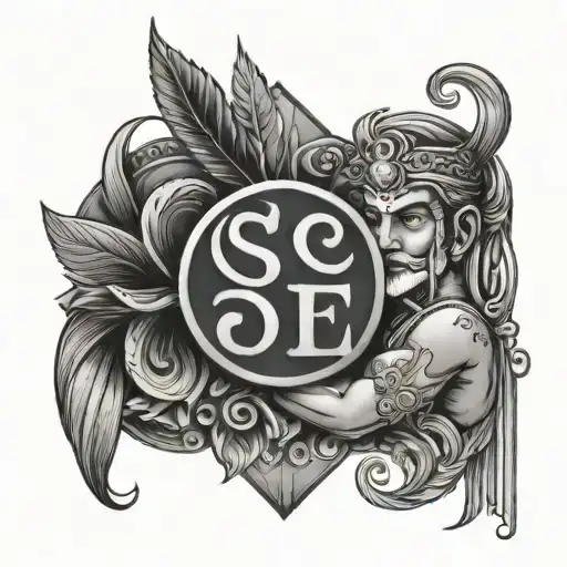 Samrat And Yuvin Raj With S Love Symbol