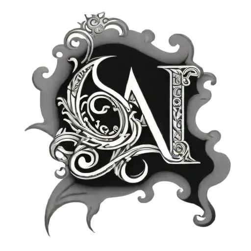 Samrat And Yuvin Raj Letters And With S Letter Love Symbol