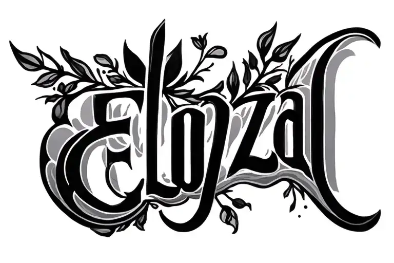 Eloiza Name Tatto Inspired