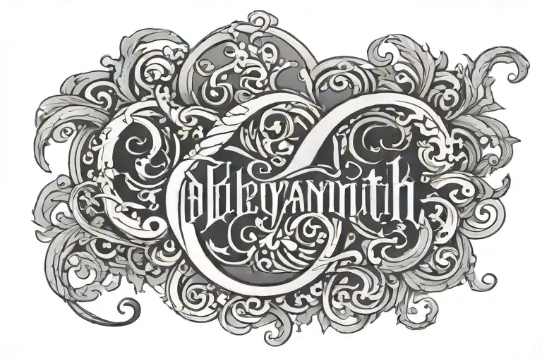 A Nice Font Of The Name Nelyanth