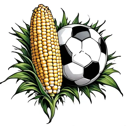 Soccer And Corn