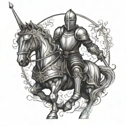 Kneeling Knight