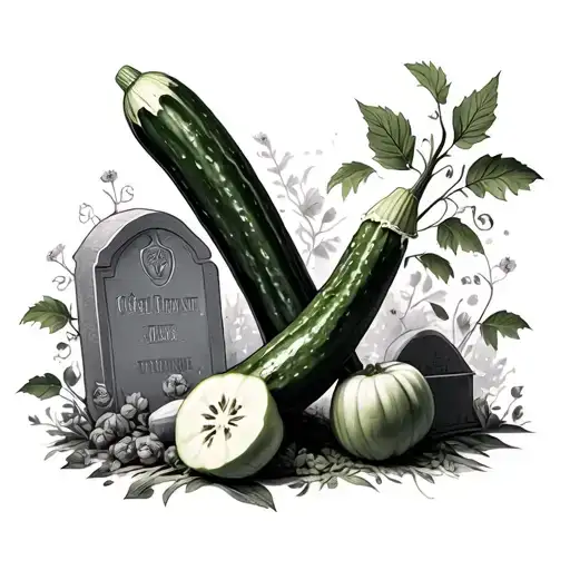 Cemetery And Zucchini