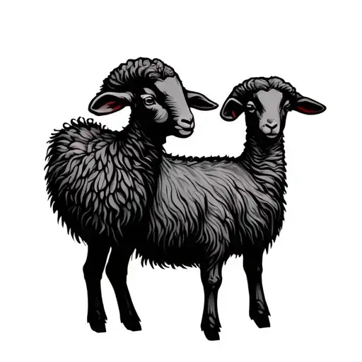 Minimalistic Lamb 3 Crosses
