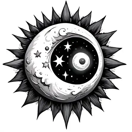 Sun Star Moon