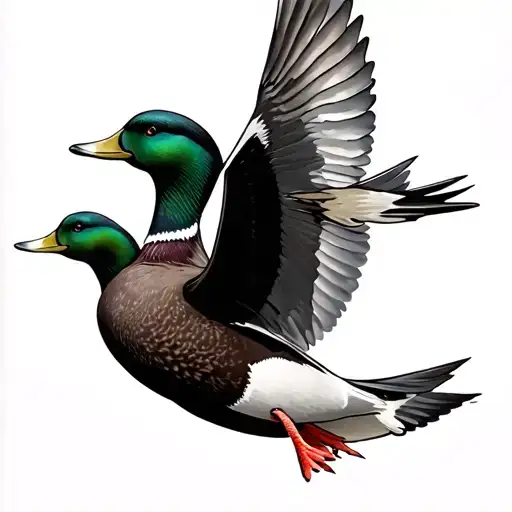 Flying Ducks