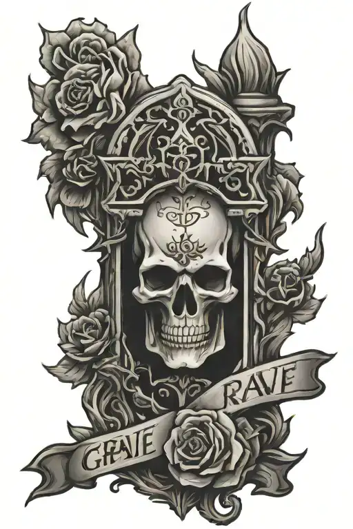 Grave Logo Combined