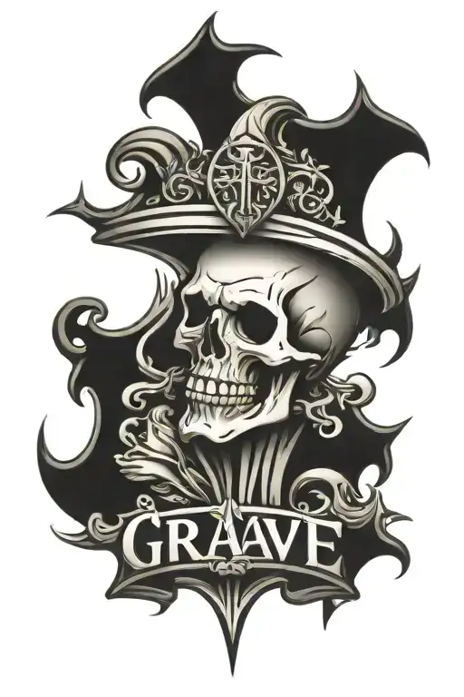 Grave Logo Combined