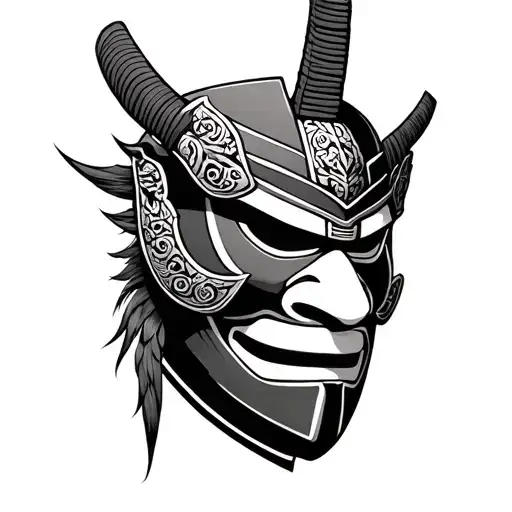 Japanese Samurai Mask