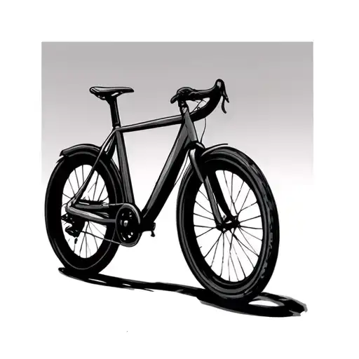 Simple Road Bike Silhouette