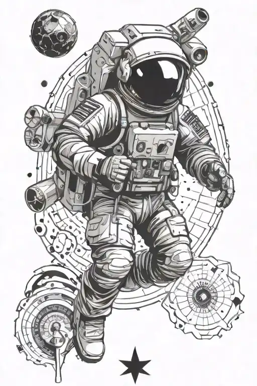 Astronaut Roulette Gambling Themed Sleeve