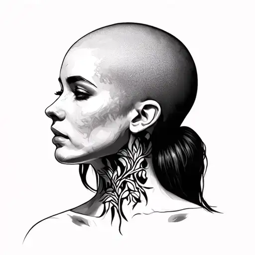 Woman Without Hair