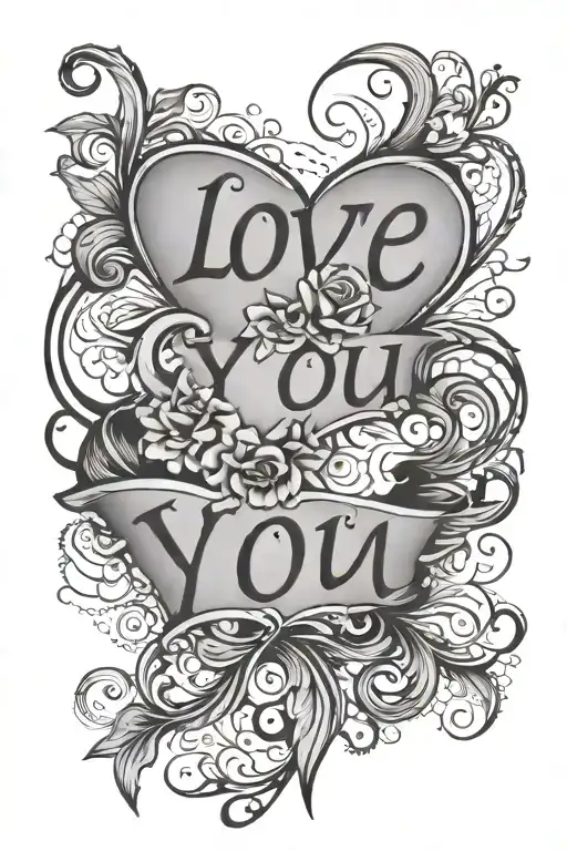 Creative Way To Display Grandmothers Handwriting Saying Love You