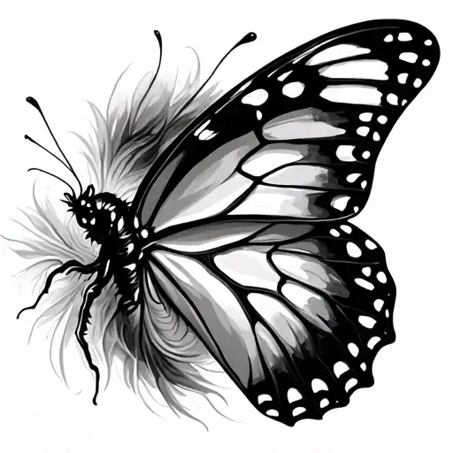 Butterfly Emerging