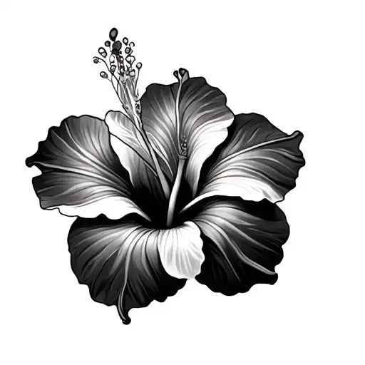 Hibiscus Flower And 777