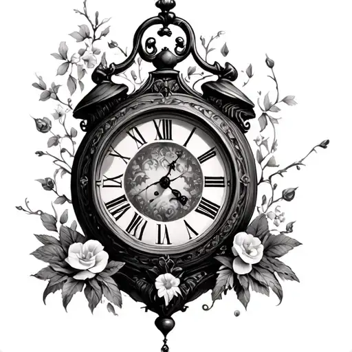 Alice In Wonderland Clock
