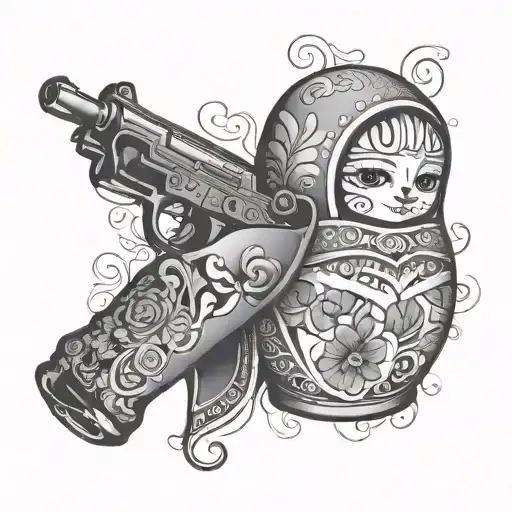 Matryoshka With Ak47