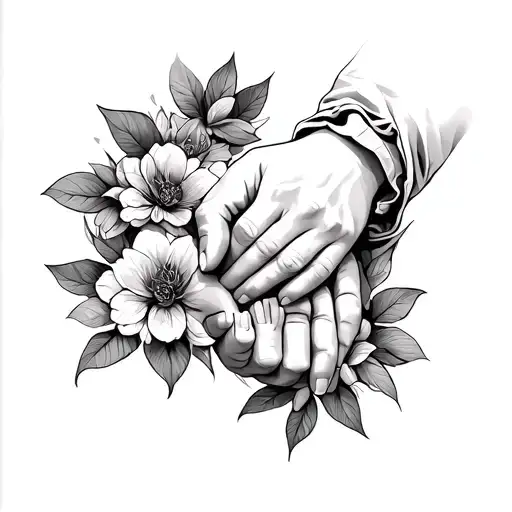 Parent Holding A Child's Hand