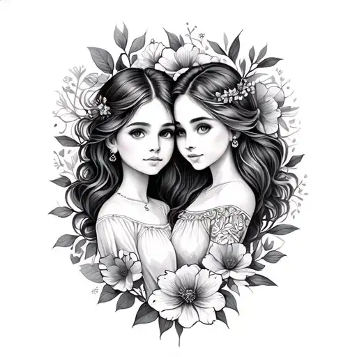 Mother Daughter Matching Tattoo's