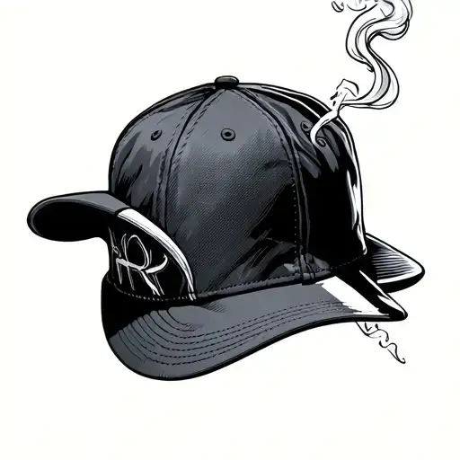 Baseball Hat & Smoking