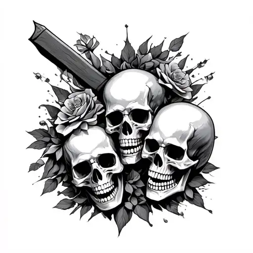 Skulls God And Hard Work