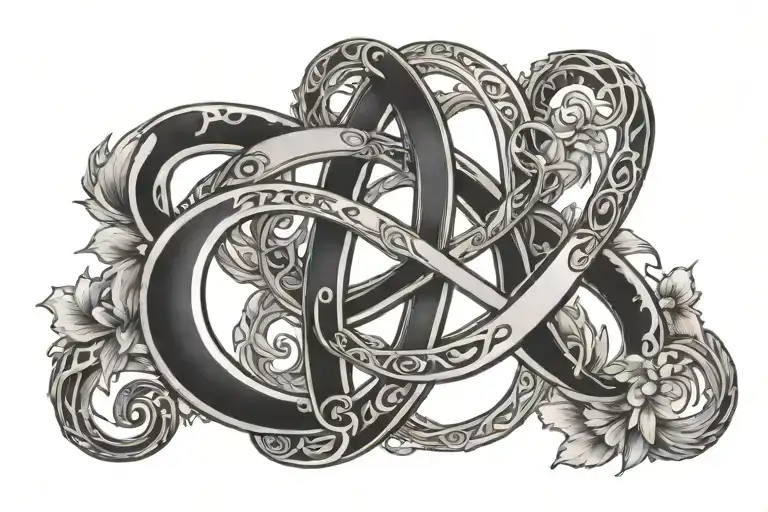 Two Year Of Birth And An Infinity Sign