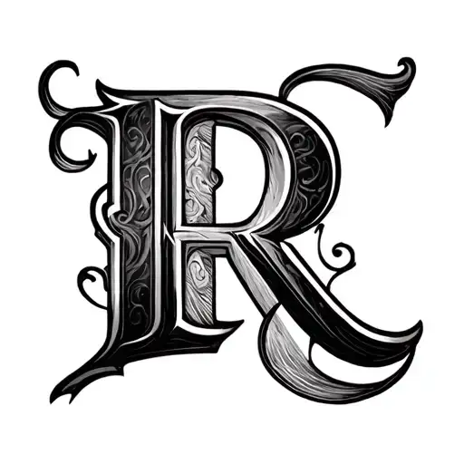The Letter C Combined With The Letter R