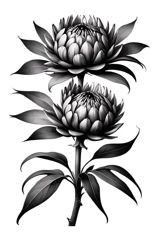 Protea Flower Transforming